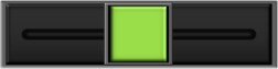 Small Plastic Green Square Slider